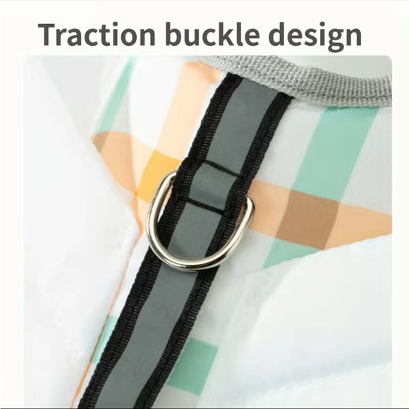 NWT plaid with angel wings life jacket for dogs - Picture 10 of 13